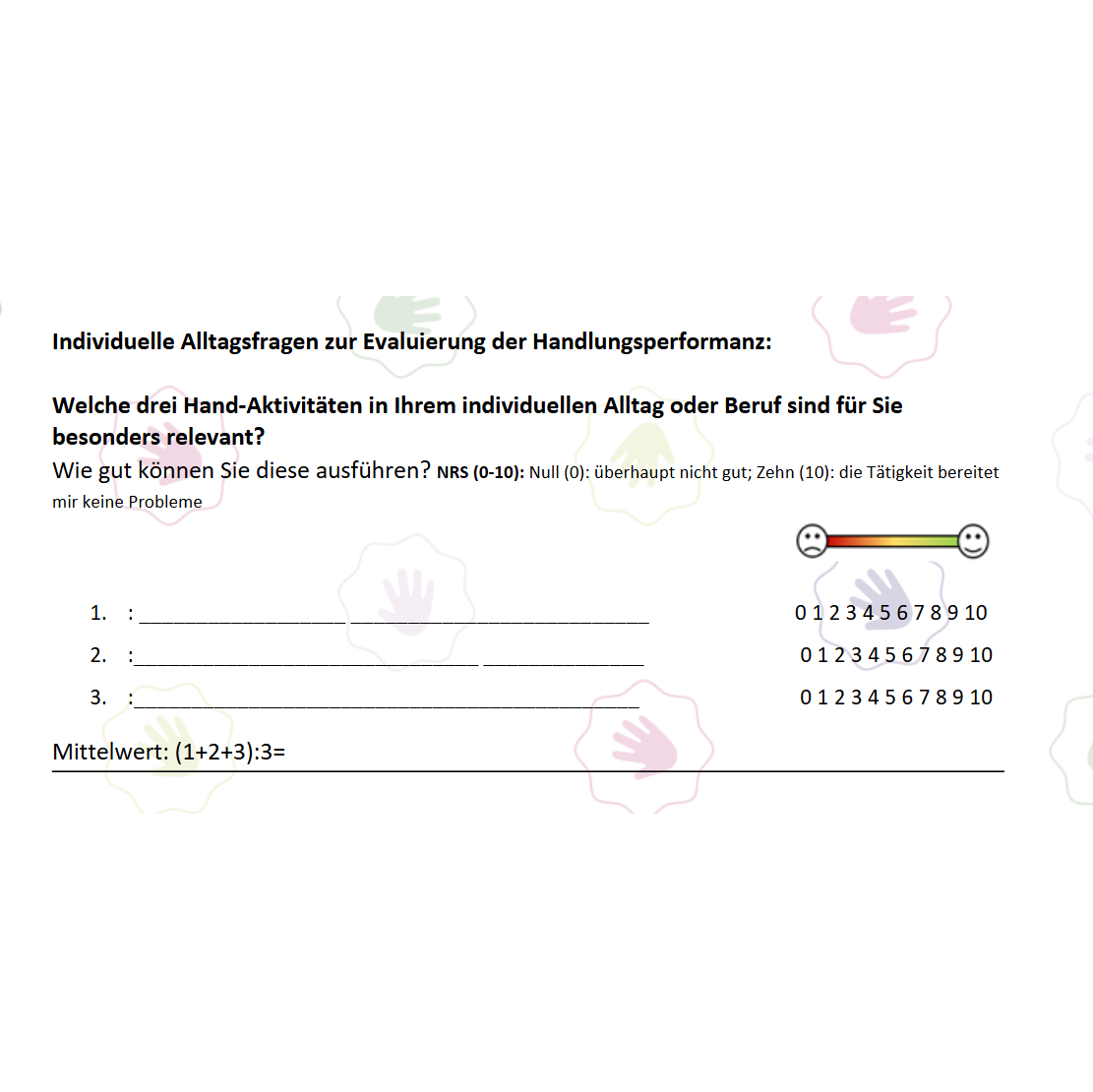 Individuelle Alltagsfragen (IA)